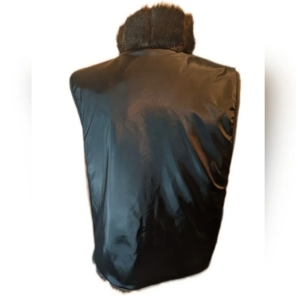 Giacca reversible faux fur/water resistant vest, EXCELLENT condition L